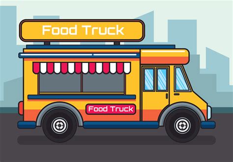 food truck illustration